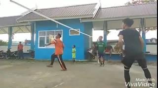 Latihan bersama BOSC vs PGRI Segeri