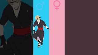 Naruto Girls swap gender 