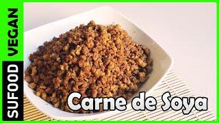 Cómo preparar Carne de Soya/soja | Receta Rica y fácil en 5min! | 【SuFood】