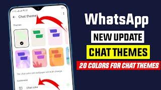 WhatsApp new chat themes || WhatsApp chat customization || WhatsApp new chat bubbles