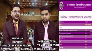 SHUBHAM TAYAL 79 MARKS IN FSCM