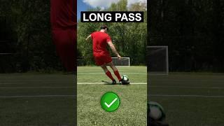 Improve Long Passing Technique in Soccer