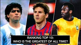 Top 10 Football Players in History · Ranking from WORST TO BEST