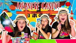 Trying Japanese Candy w/ The Wild Adventure Girls! (Fun Candy Food Challenge)