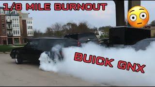 INSANE 1/8 MILE BURNOUT IN BUICK GNX WITH KOOLIEBKOOLIN!!!