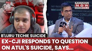 Bengaluru Techie Suicide: Ex-CJI Chandrachud Responds To Question On Atul Subhash At IEC2024| Watch