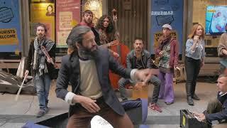 Amazing street band Ataca Paca live in Madrid