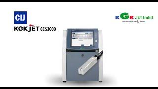 KGK Jet CCS3000 - Industrial Ink jet printer for small character printing