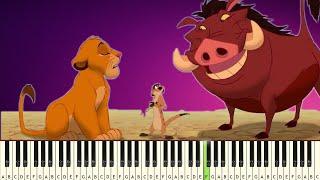 Hakuna Matata - EASY PIANO TUTORRIAL