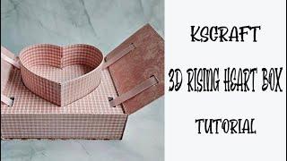 KSCRAFT 3D Rising Heart Box Tutorial