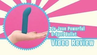 Je Joue Powerful G-Spot Bullet Video Review by Betty's Toy Box