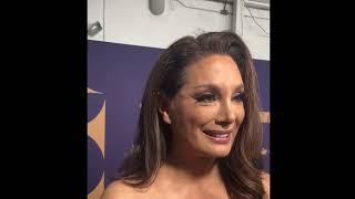 Alex Meneses (actress/producer) on 2024 Women in Film Oscar Party red carpet
