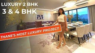 Lodha Sterling Thane 2, 3 & 4 BHK Tour | Thane's Most Luxury Project | Price & Review