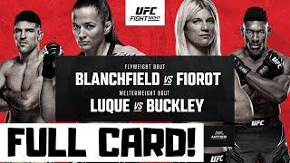 UFC Fight Night Blanchfield vs Fiorot Predictions & Full Card Breakdown - UFC Atlantic City Betting