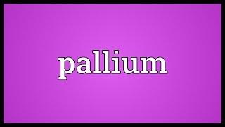 Pallium Meaning