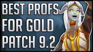 BEST PROFESSIONS For Gold Making In 9.2 & All New Crafting Recipes