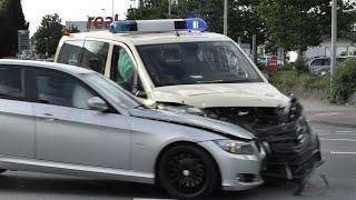 [SCHWERER-UNFALL AUF EINSATZFAHRT!] - Bt-Kombi DRK kollidierte mit PKW - Leverkusen 31.05.2019