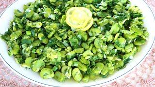 Fresh Inner Fava Bean Salad Recipe