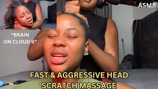 ASMR FAST & AGGRESSIVE HEAD SCRATCH MASSAGE EP3