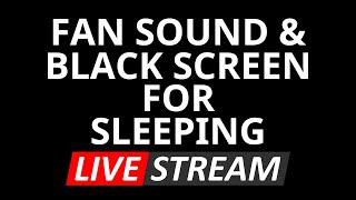 Fall Asleep and Stay Asleep with FAN SOUND BLACK SCREEN | White Noise for Perfect Rest