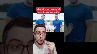 Gemelas se casan con gemelos y el resultado es extraño! #shorts