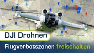 FLUGVERBOTSZONEN für DJI Drohnen freischalten | Tutorial