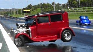 HOTROD DRAG RACING CRASH