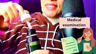 Arabic ASMR • الفحص الطبي الشامل |medical examination اي اس ام ار فيديو الاسترخاء والراحة النفسية 