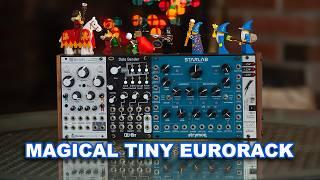 Small Eurorack Mini-build FX System in a Moog 60HP Case w/Guitar - Modular Synth Tiny Rack Ep. 2