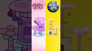 Avatar world KAWAII VS Real World #shorts #kawaii #pazu #vs #tocaboca
