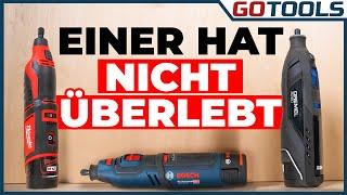 Build your own router! Rotary tools from Dremel, Bosch and Milwaukee in the test!