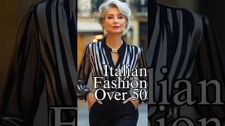 Elegant Italian Ladies with Great Style Over 60 | Mature Fashion