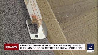 Family’s car broken into at SLC airport, thieves use garage door opener to break into home