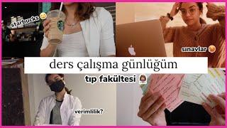 verimli 3 gün • ders çalışma günlüğüm 7 (tıp fakültesi)