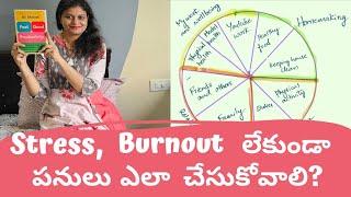 Secrets for stress free productivity | Avoid Burnout with These Productivity Tips | Wheel of life