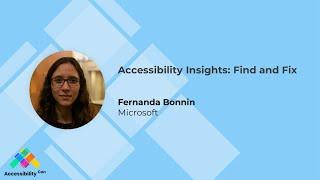[EN] Accessibility Insights: Find and Fix