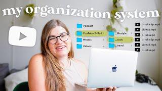 File organization hacks for creators | b-roll library, camera roll albums + more