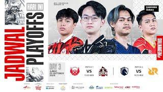  LIVE | MPL ID S14 | Playoffs Hari 3 | Bahasa Indonesia