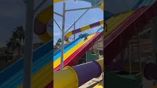 Crazy Medusa water slide! #shorts