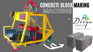 Best Concrete Block Making Machine | Cement Bricks Machine | Divya Machines +91-9021167301