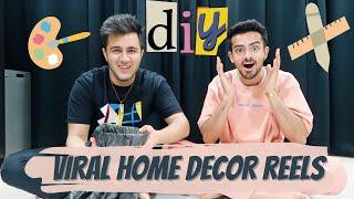 WE TESTED VIRAL HOME DECOR REELS *DIY*| ft @sankett25| Rishabh Chawla
