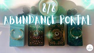 8/8 LION PORTAL  Manifest Abundance!  Pick A Card Collab w/ @KinoTarot