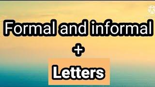 How to write a formal/ informal latter ||  1423 ,1424  format of latter || Aiou Academy