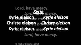 Kyrie Eleison Mass of God's Mercy Kyrie (Lord Have Mercy)