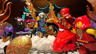 LEGO Ninjago Dragons Rising Season 2 Cinder’s Shatterspin battle   