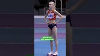 Russian girl High Jump 1.85M #highjump #highjumps #jumpers #shortsvideo #shorts