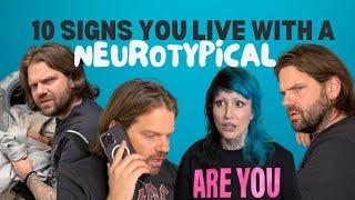 10 signs you live with a neurotypical #adhd #adhdbrain #neurodivergent