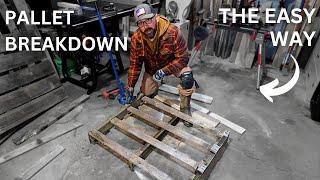 These 2 Tools Dismantle Wood Pallets in Seconds + Tips and Tricks