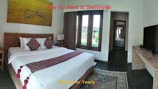 For Lease 3 BR Villa with pool in Seminyak Bali