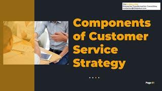 18- Components of Customer Service Strategy
